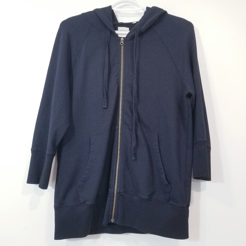 Dylan by True Grit Black Full Zip Hoodie Jacket Sweater